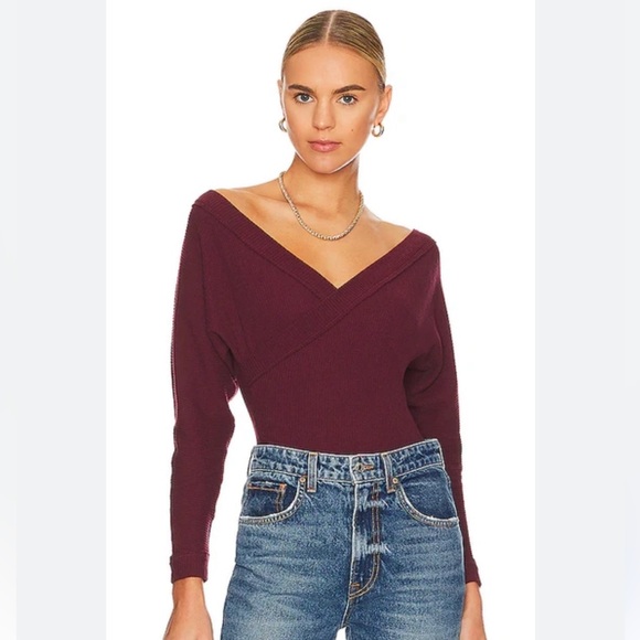 Free People Intimately Loving This Feeling Bodysuit in Fig Size XS - Picture 1 of 4